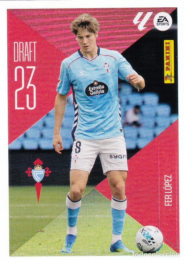 Cromos de f&uacute;tbol: ESTE 2026-27 * FER L&Oacute;PEZ * DRAFT 23 N&ordm; 7 - DEL CELTA (NUEVO DE SOBRE) (A-20)