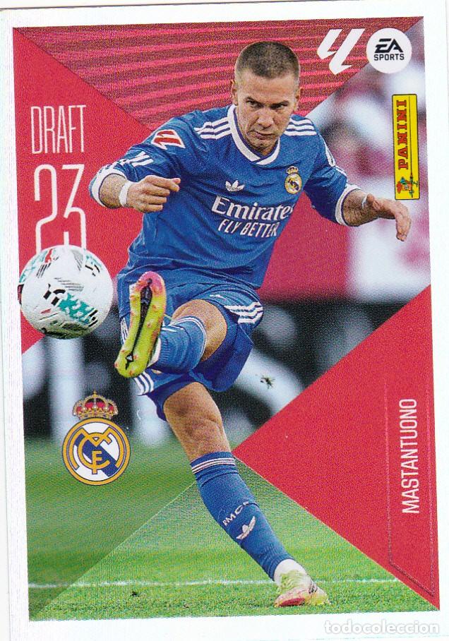 Cromos de f&uacute;tbol: ESTE 2026-27 * MASTANTUONO * DRAFT 23 N&ordm; 16 - DEL R. MADRID (NUEVO DE SOBRE) (A-20)