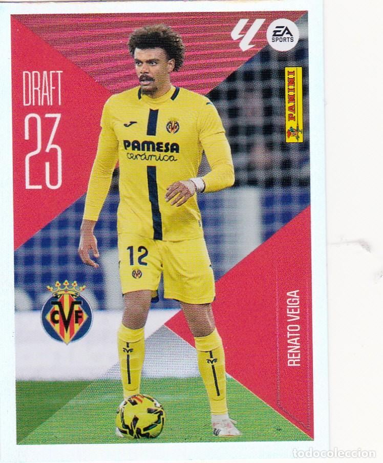 Cromos de f&uacute;tbol: ESTE 2026-27 * RENATO VEIGA * DRAFT 23 N&ordm; 20 - DEL VILLARREAL (NUEVO DE SOBRE) (A-20)