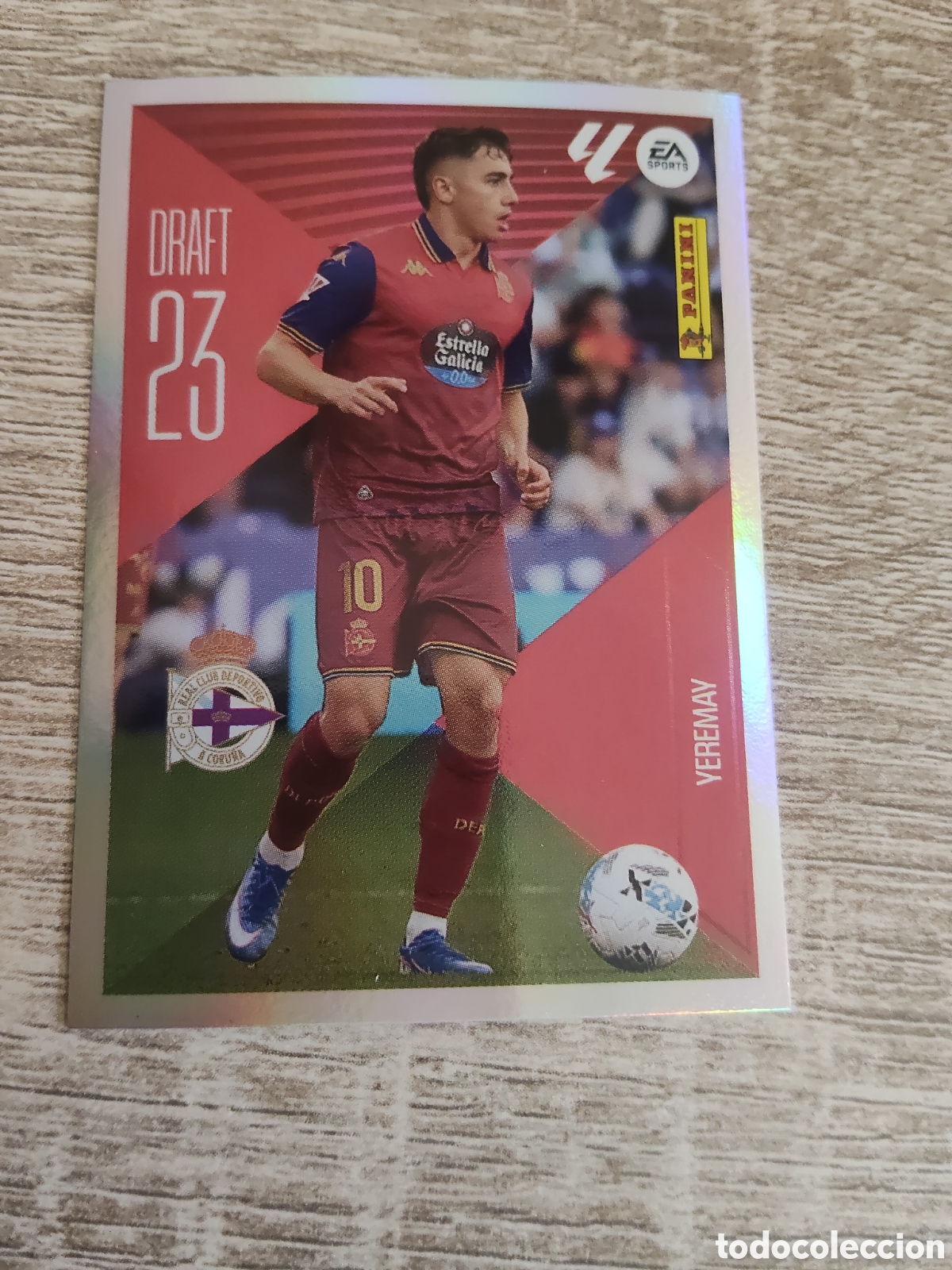 Cromos de f&uacute;tbol: Yeremay Deportivo de la Coru&ntilde;a draft 23 liga 2026 2027 26 27 ediciones este
