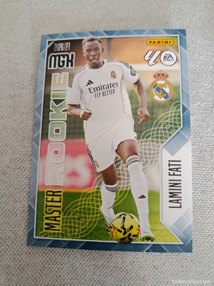 Cromos de f&uacute;tbol: Megacracks 26/27. 416- Lamini Fati. Real Madrid. M&aacute;ster rookie