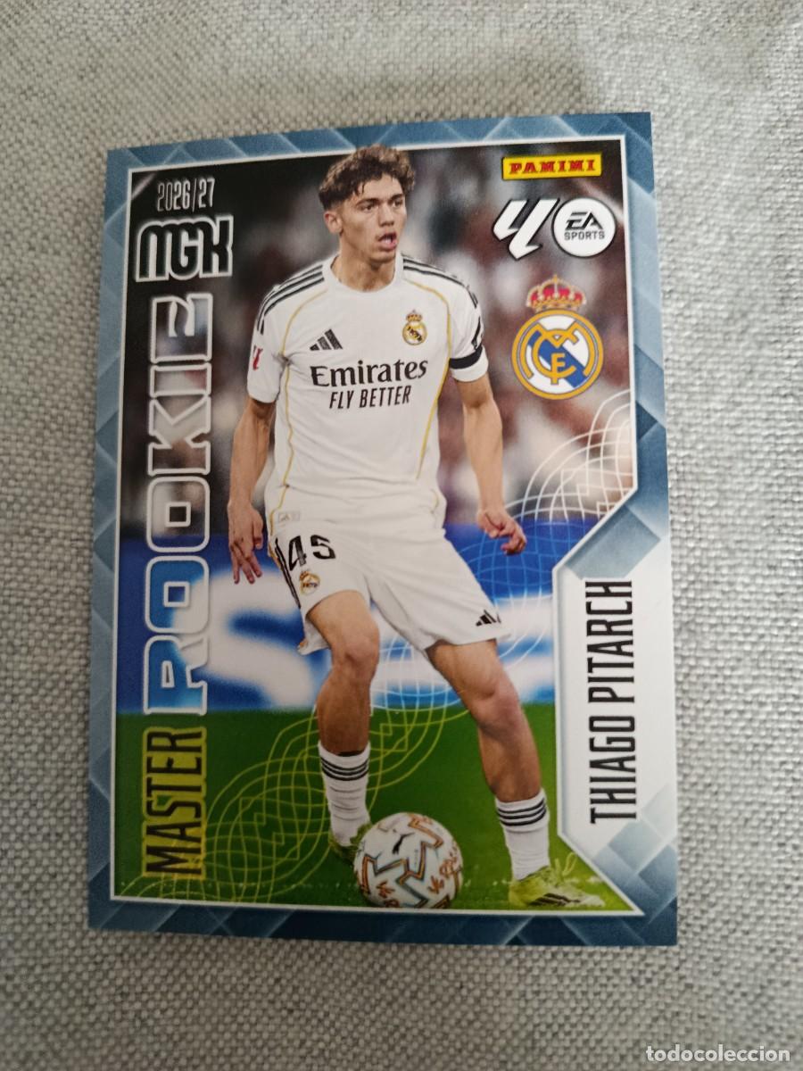 Cromos de f&uacute;tbol: Megacracks 26/27. 419- Thiago Pitarch. Real Madrid. M&aacute;ster rookie