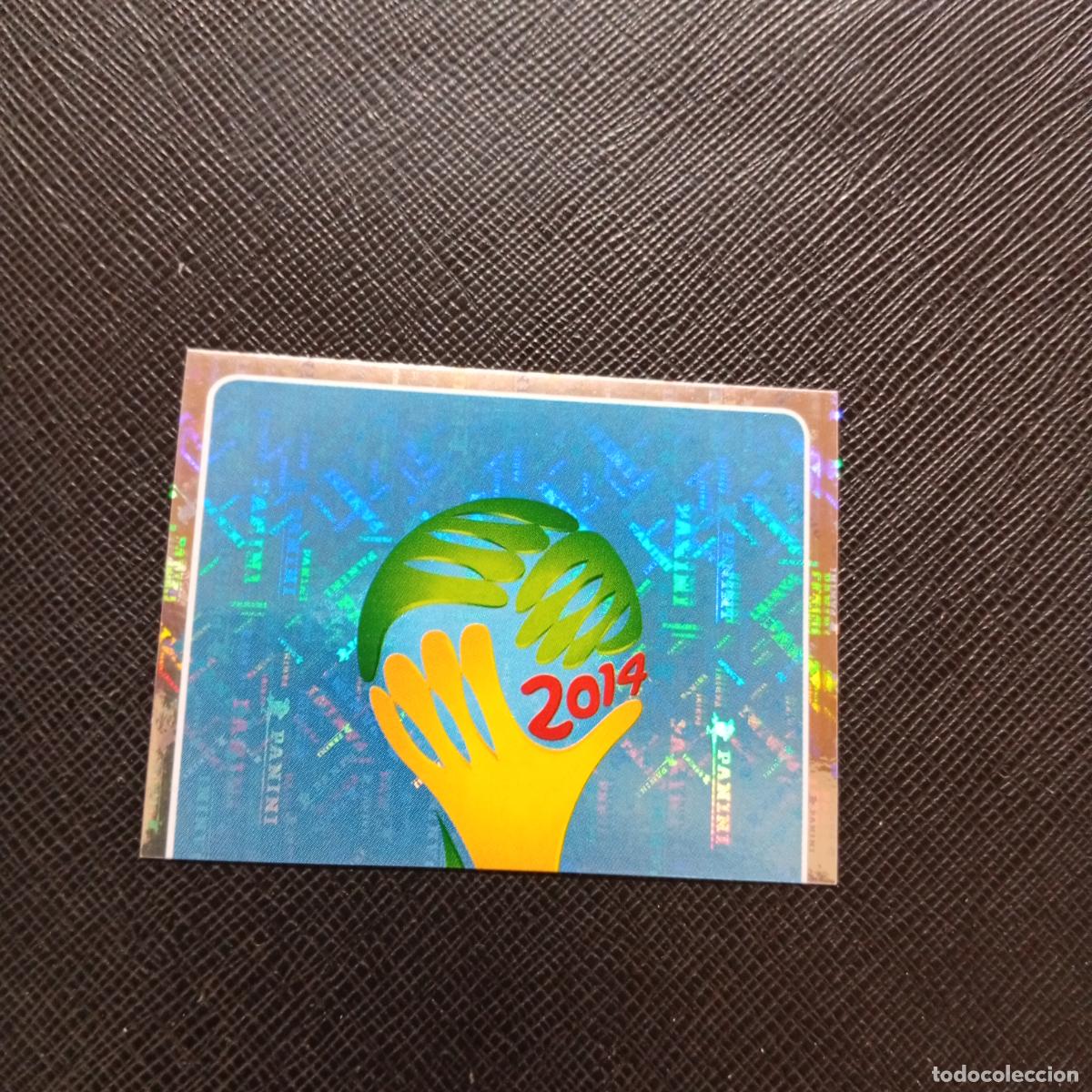 Cromos de f&uacute;tbol: 2 LOGO PANINI MUNDIAL BRASIL 2014 CROMO FUTBOL 14 - SIN PEGAR - A18 PG10