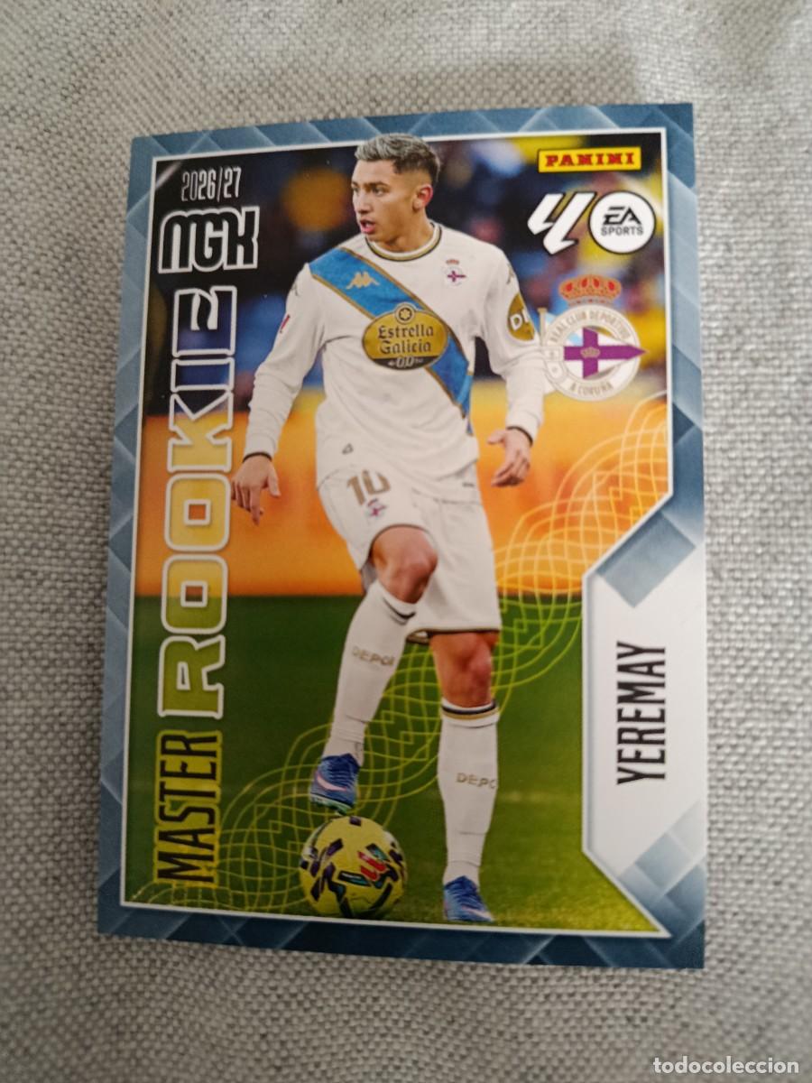 Cromos de f&uacute;tbol: Megacracks 26/27. 423- Yeremay. Deportivo. M&aacute;ster rookie