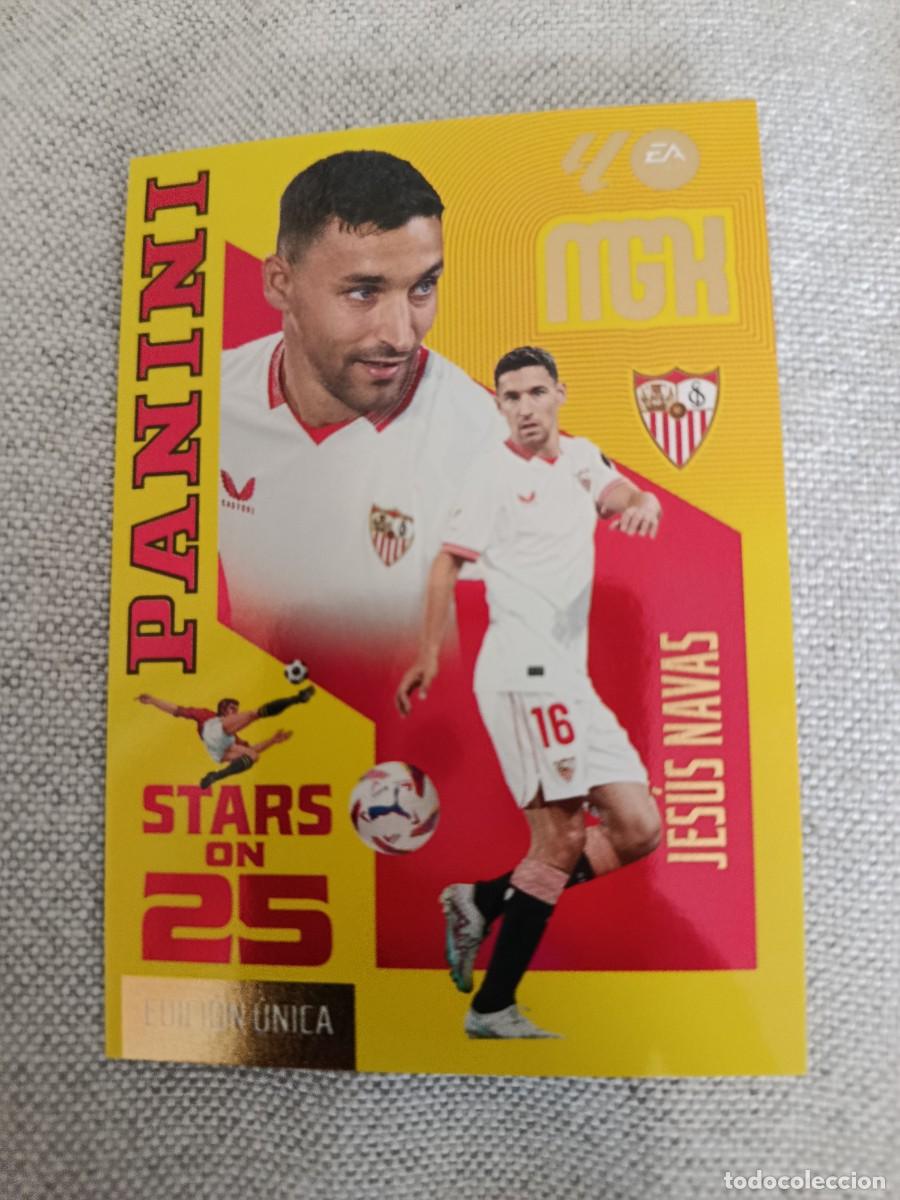 Fu&szlig;ball-Sticker: Megacracks 26/27. 437- Jes&uacute;s Navas. Sevilla. Stars.