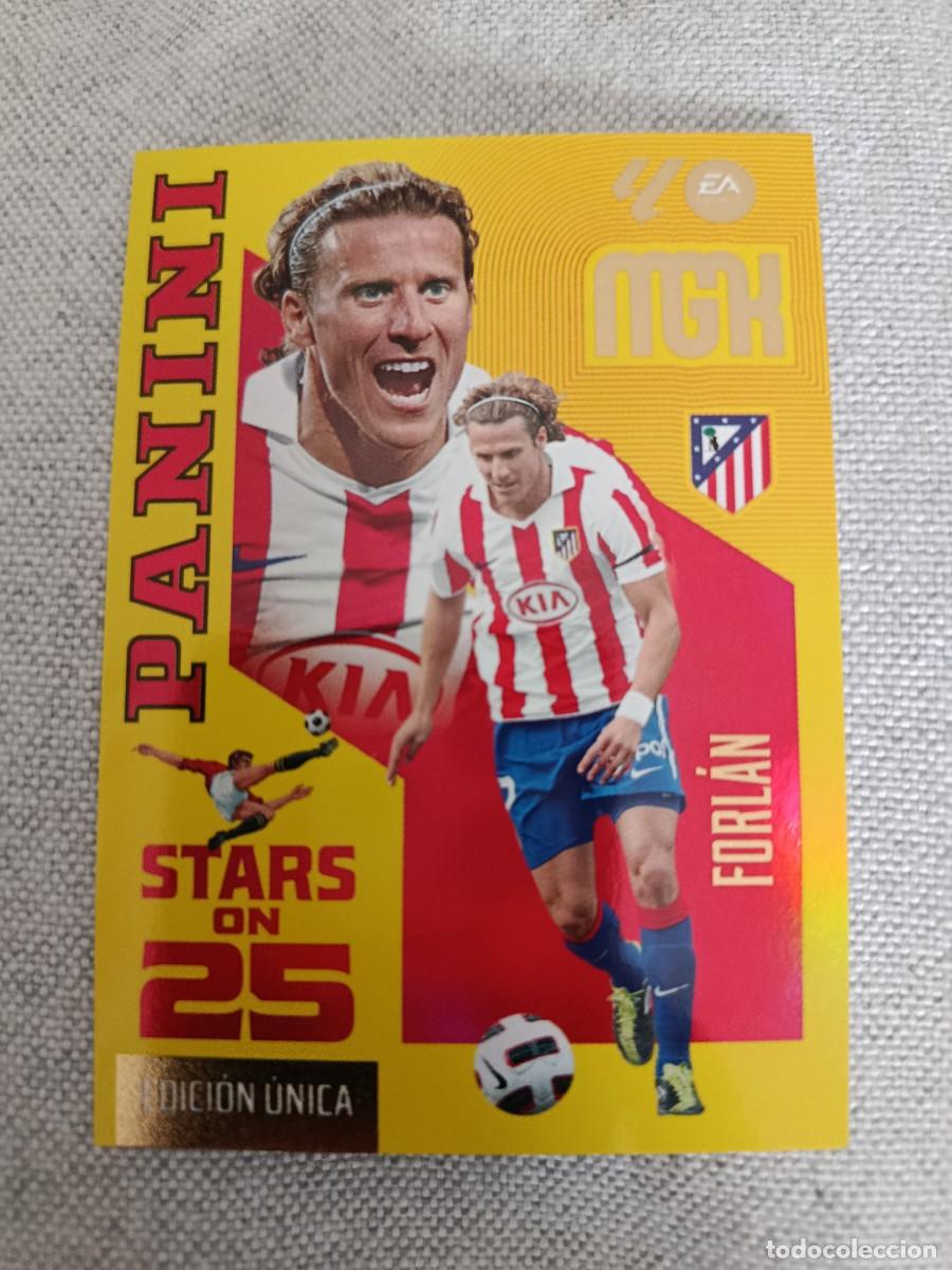 Fu&szlig;ball-Sticker: Megacracks 26/27. 439- Forl&aacute;n. Atletico de Madrid. Stars.