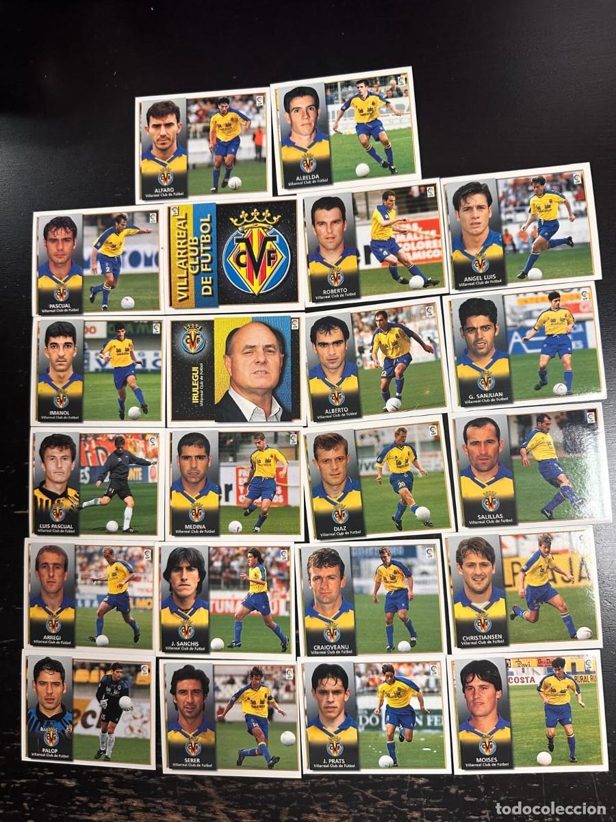 Figurine di Calcio: Lote 22 Cromos Villarreal Liga Este 98 99 1998 1999 Sin pegar