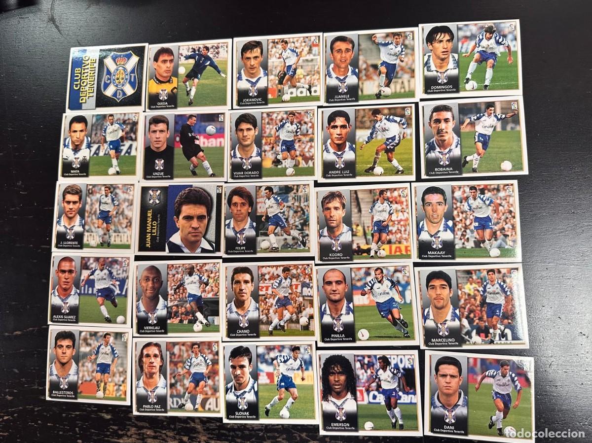 Figurine di Calcio: Lote 25 Cromos Tenerife Liga Este 98 99 1998 1999 Sin pegar