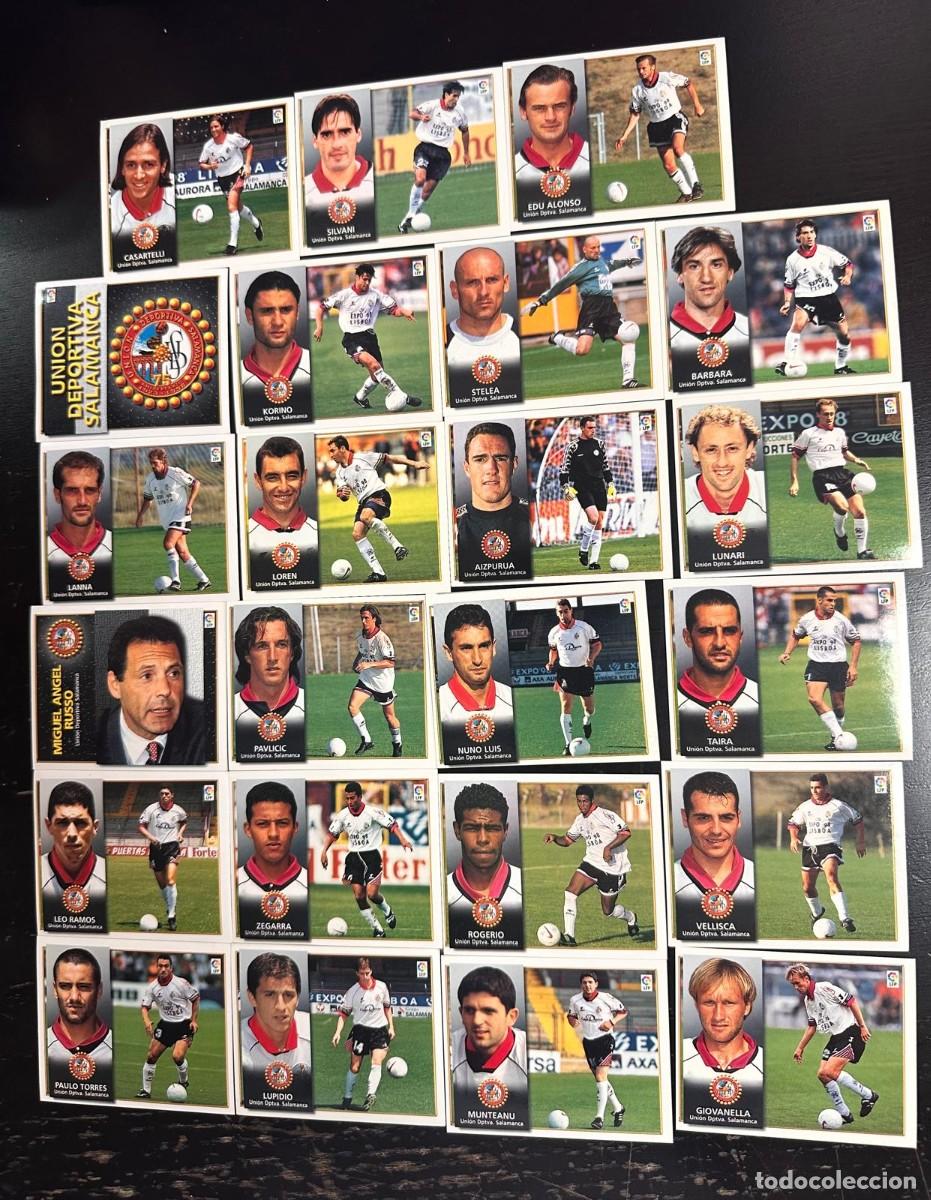 Football Stickers: Lote 23 Cromos Salamanca Liga Este 98 99 1998 1999 Sin pegar