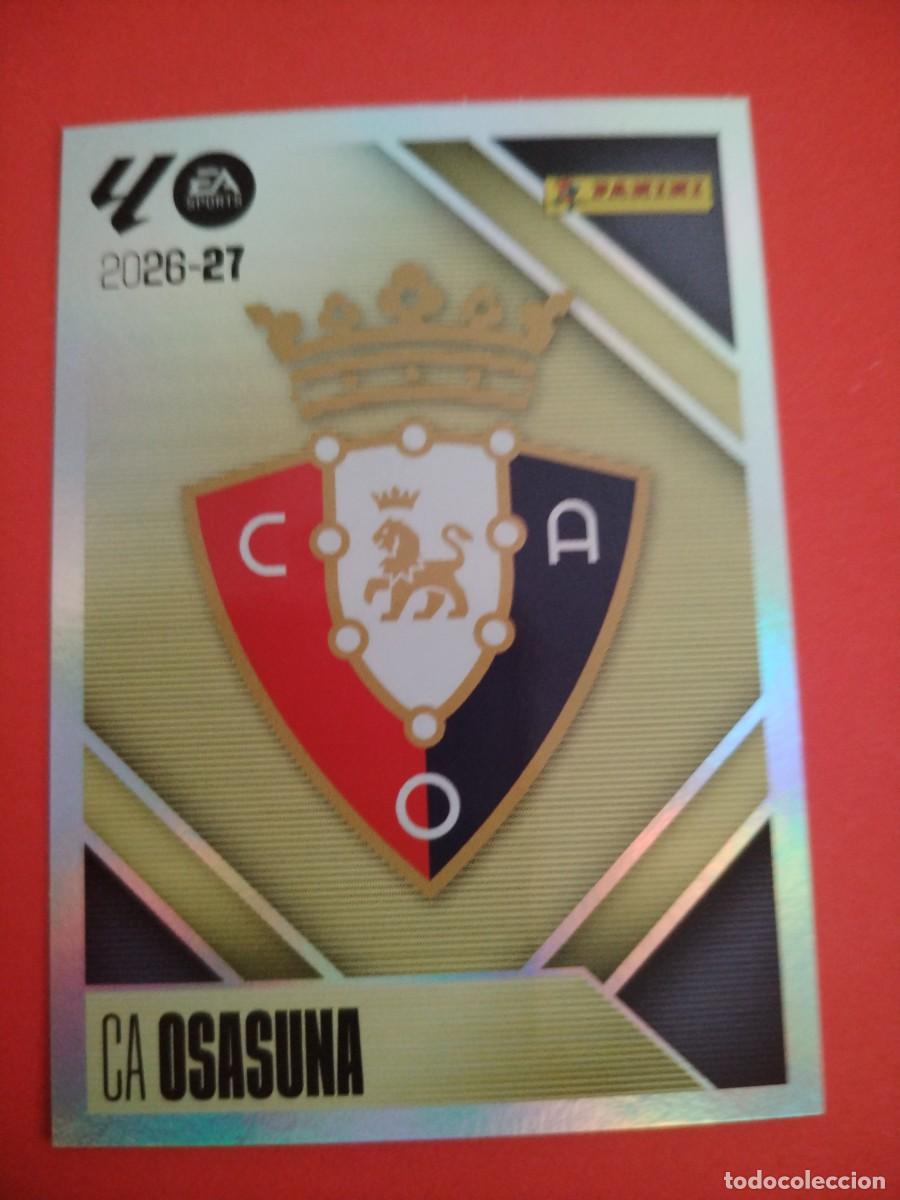 Cromos de f&uacute;tbol: ESTE 2026 2027 OSASUNA N 1 - ESCUDO