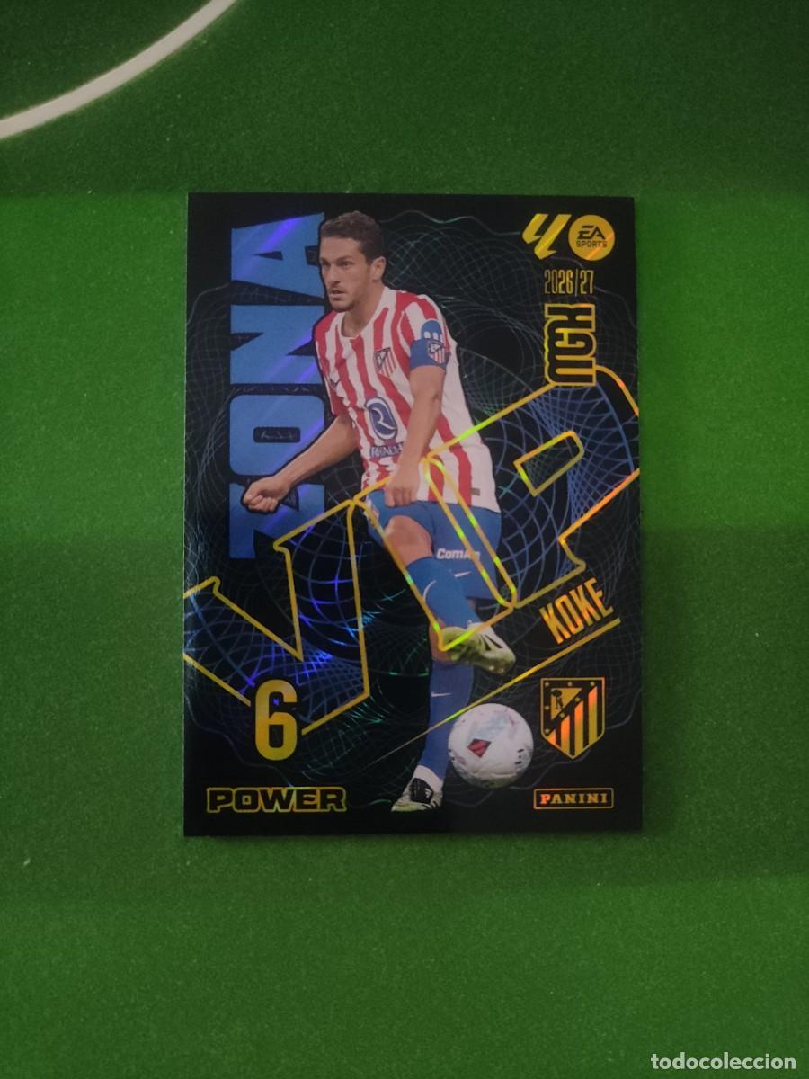 Cromos de f&uacute;tbol: 400 P Koke Atl&eacute;tico de Madrid Zona VIP Power Megacracks 2026/27 26/27