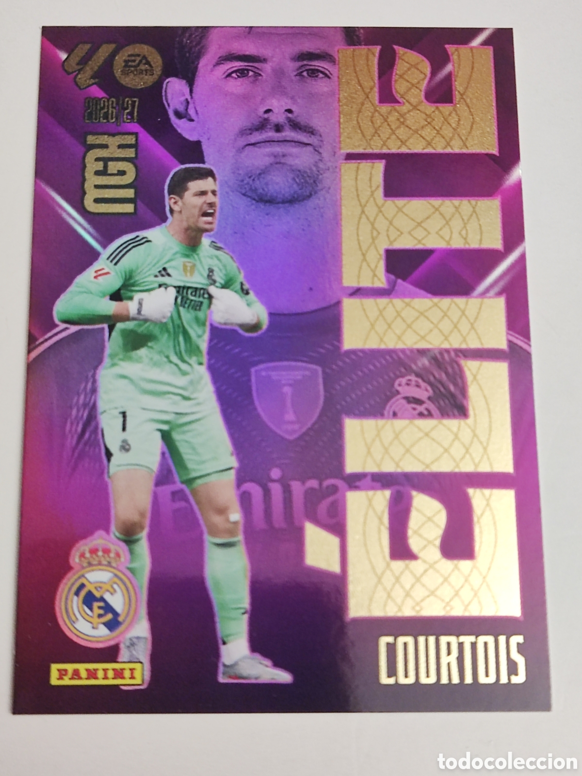 Cromos de f&uacute;tbol: Courtois Elite Mgk 26 27