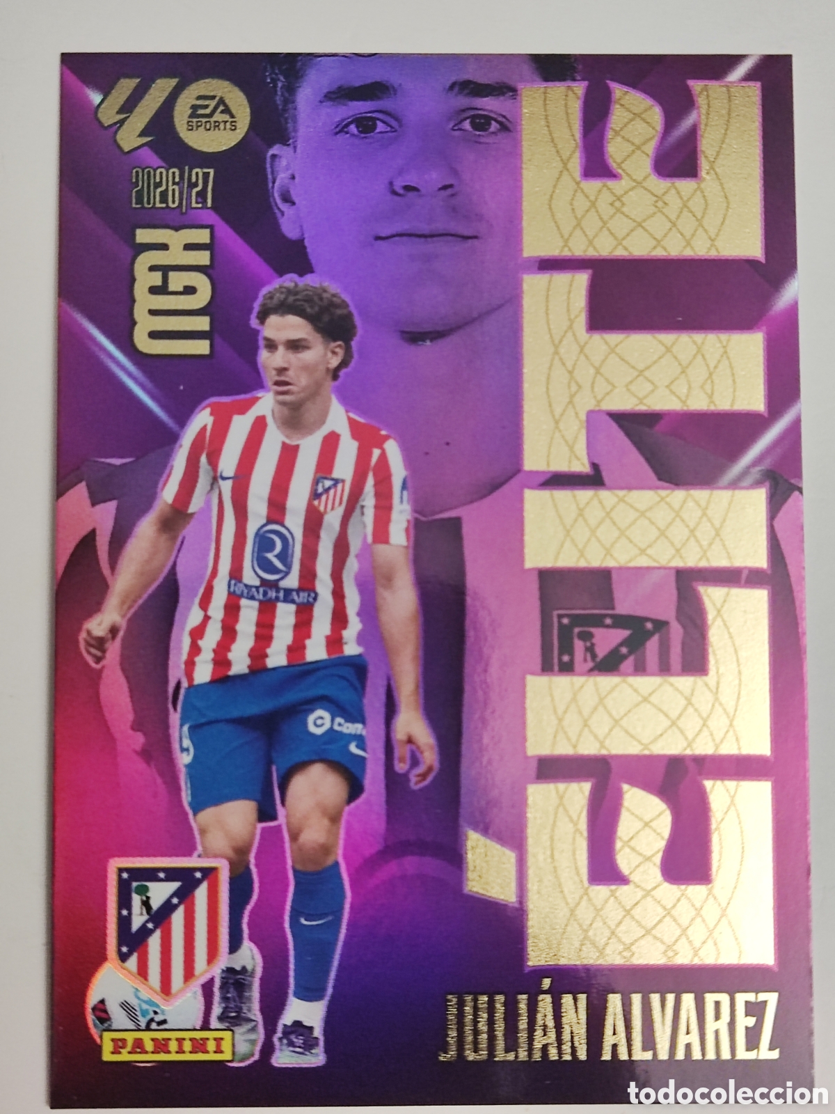 Cromos de f&uacute;tbol: Juli&aacute;n &Aacute;lvarez Elite Mgk 26 27