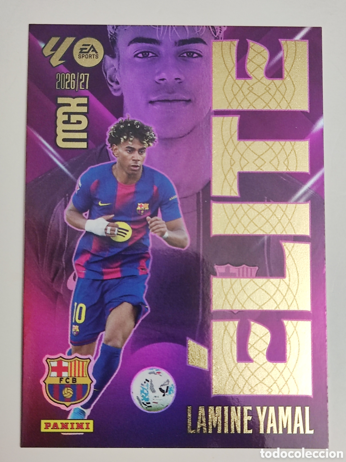 Cromos de f&uacute;tbol: Lamine Yamal Elite Mgk 26 27