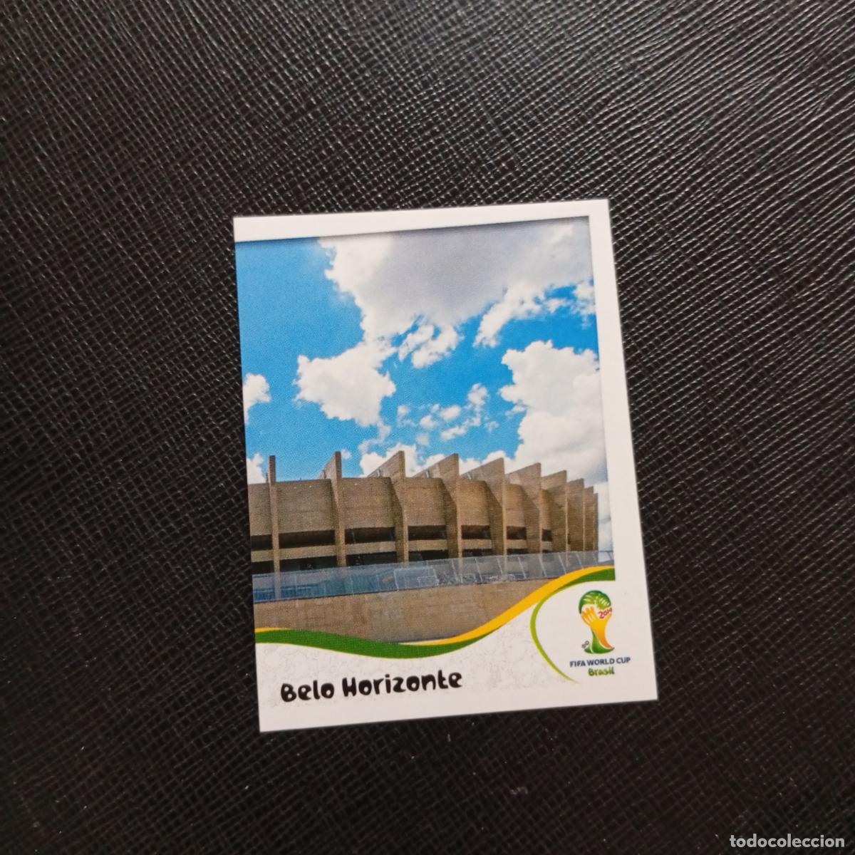 Cromos de f&uacute;tbol: 9 BELO HORIZONTE PANINI MUNDIAL BRASIL 2014 CROMO FUTBOL 14 - SIN PEGAR - A18 PG19