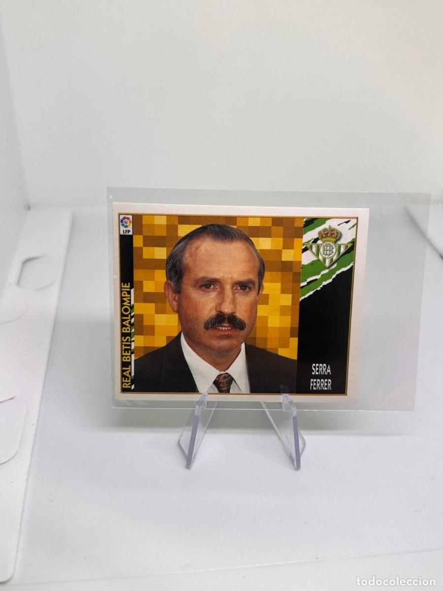 Cromos de f&uacute;tbol: Serra Ferrer Baja Real Betis Liga Este 97 98 1997 1998 Sin pegar