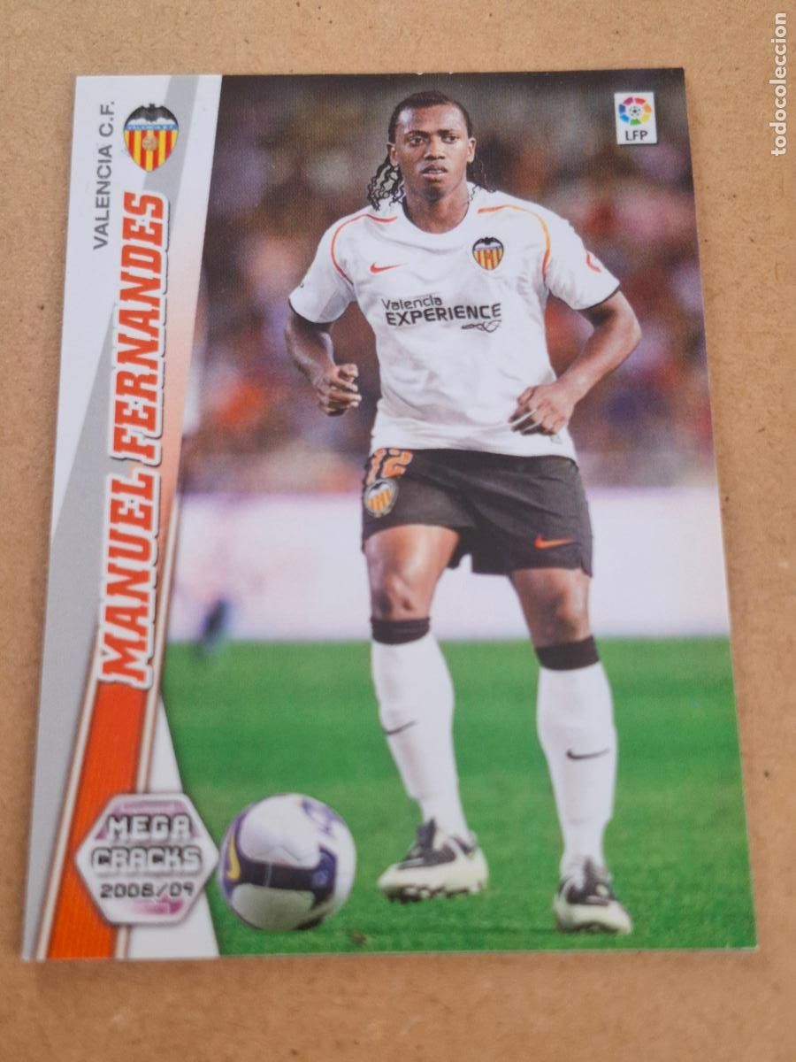 Cromos de f&uacute;tbol: MEGACRACKS 2008 2009 08 09 - PANINI - 481 MANUEL FERNANDES - VALENCIA CF