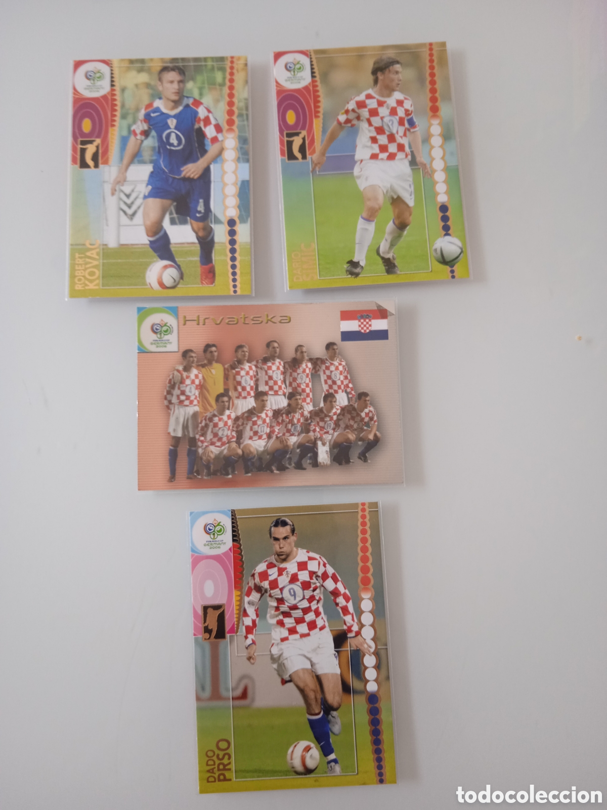 Cromos de f&uacute;tbol: Lote 4 cards Croacia Fifa world cup 2006 Panini