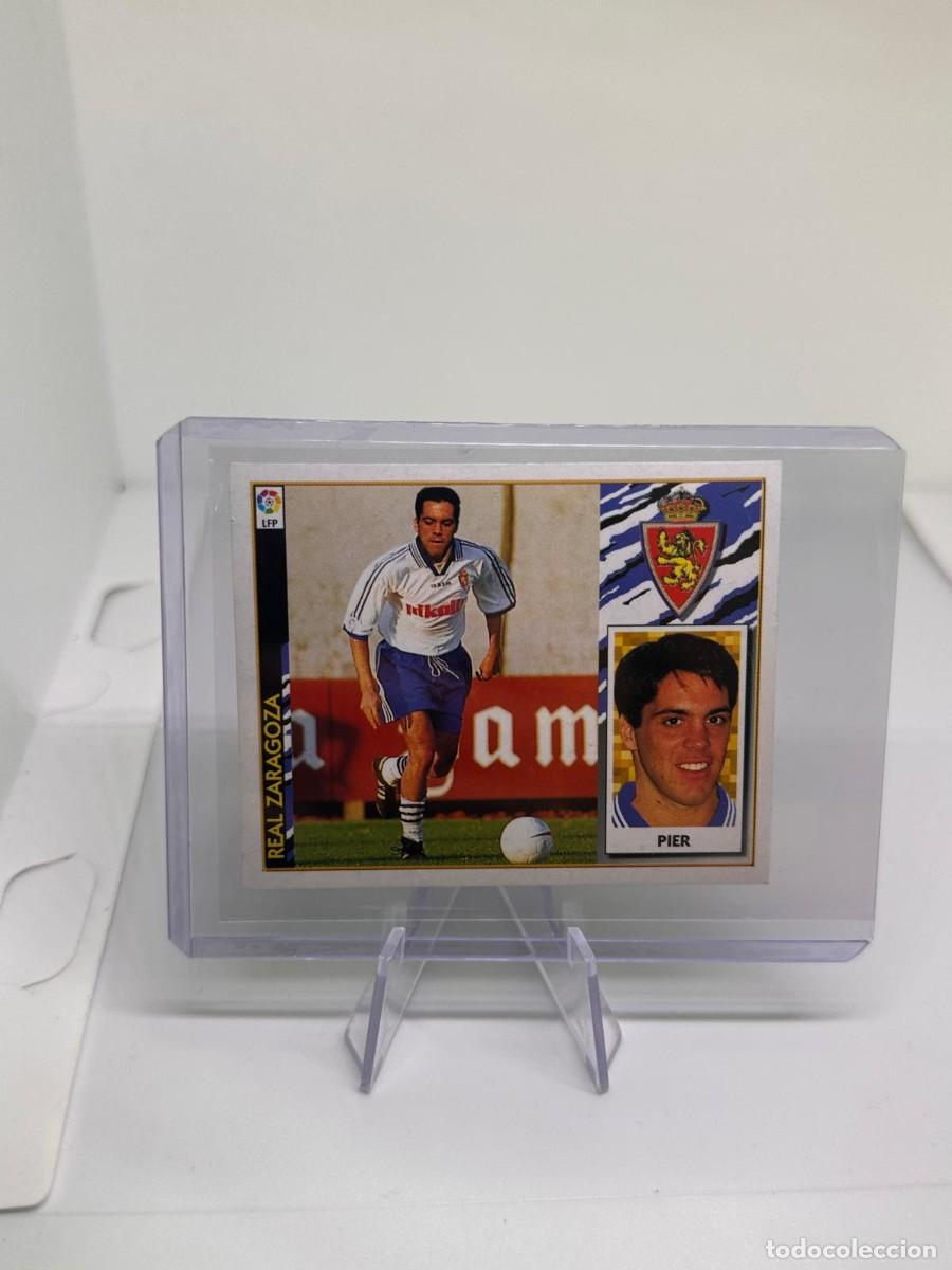 Cromos de f&uacute;tbol: Pier Zaragoza Coloca Liga Este 97 98 1997 1998 Sin pegar
