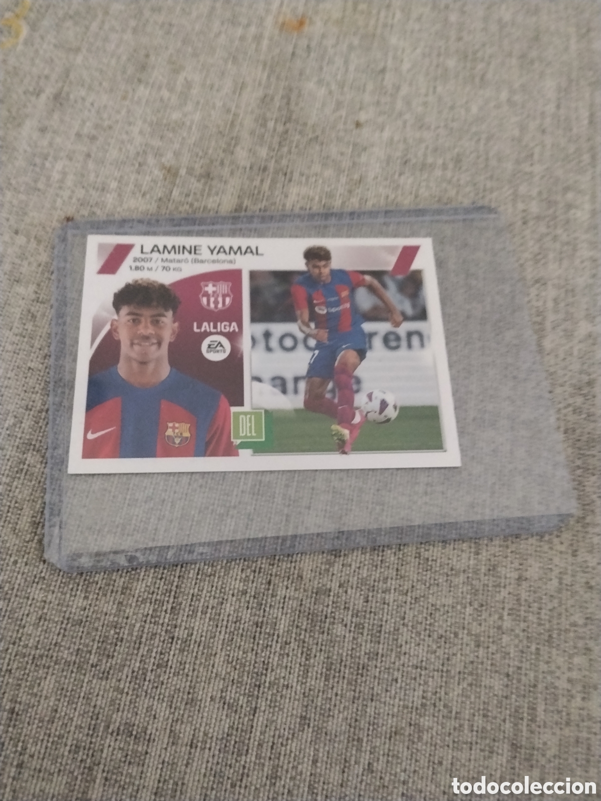 Cromos de f&uacute;tbol: ED. ESTE 2023 24 - 19 BIS - LAMINE YAMAL ( FC BARCELONA ) ROOKIE ( SIN PEGAR NUEVO )