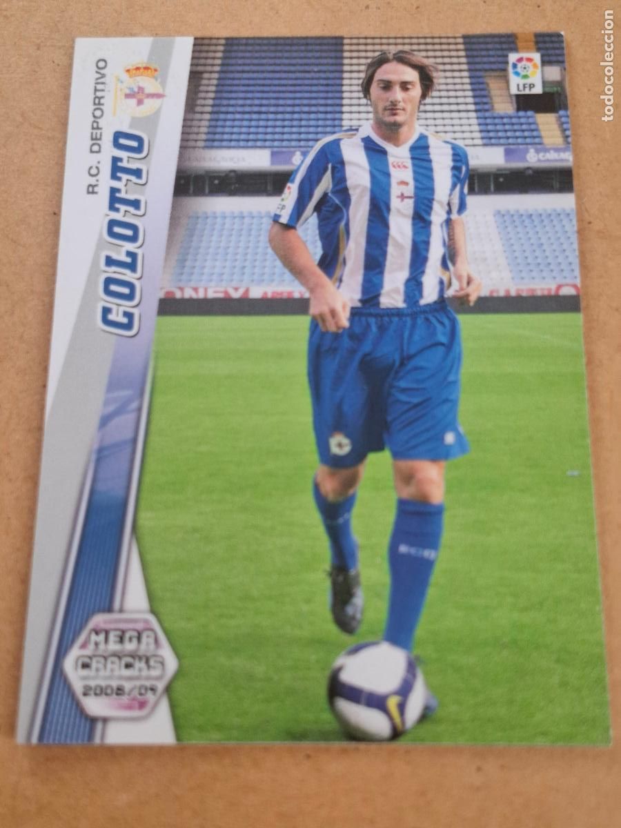 Cromos de f&uacute;tbol: MEGACRACKS 2008 2009 08 09 - PANINI - 485 COLOTTO - R.C. DEPORTIVO
