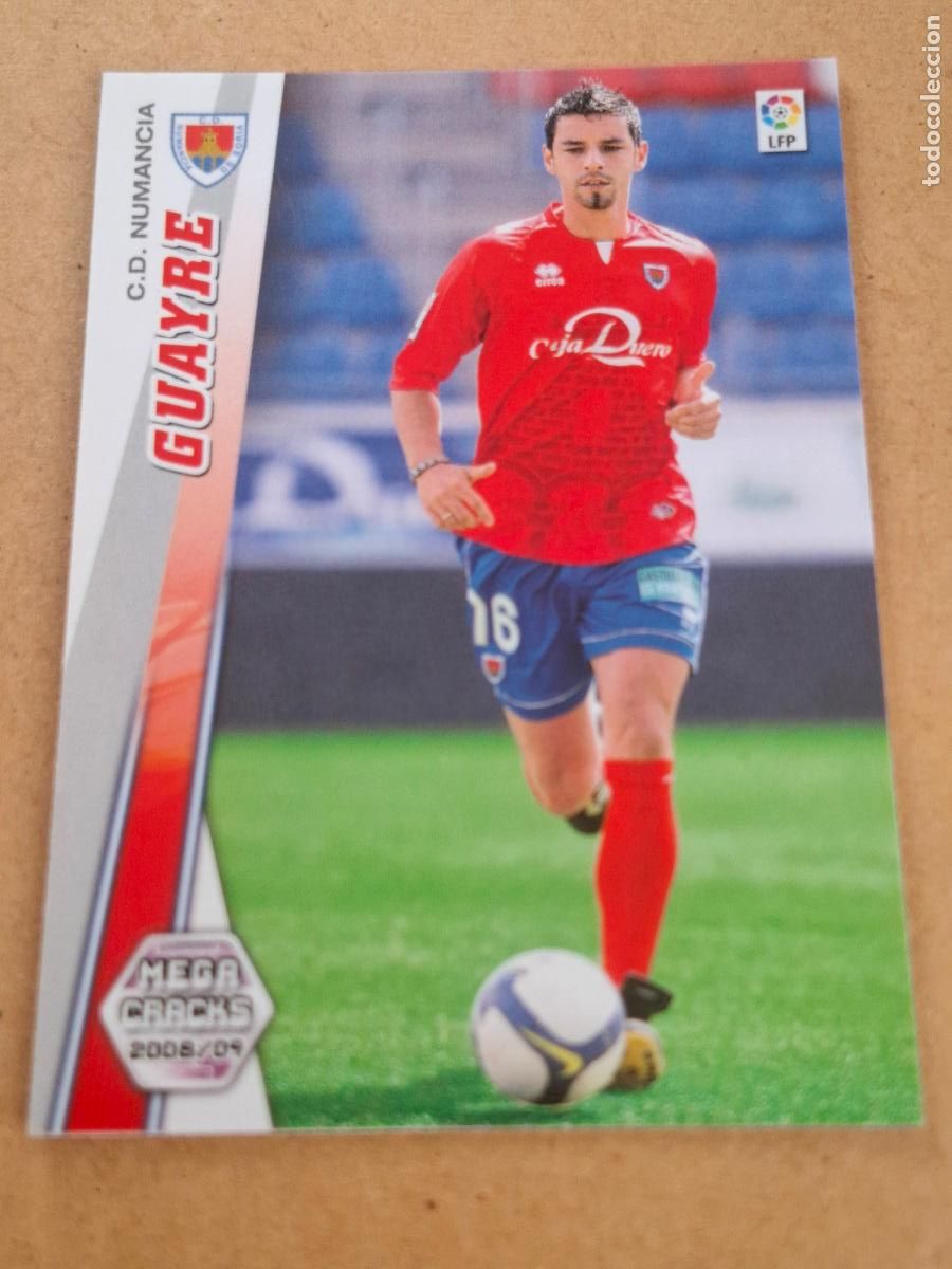 Figurine di Calcio: MEGACRACKS 2008 2009 08 09 - PANINI - 487 GUAYRE - C.D. NUMANCIA