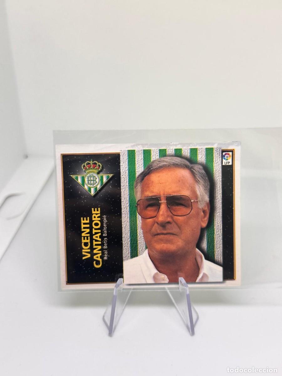 Football Stickers: Vicente Cantatore Ventanilla Real Betis Liga Este 98 99 1998 1999