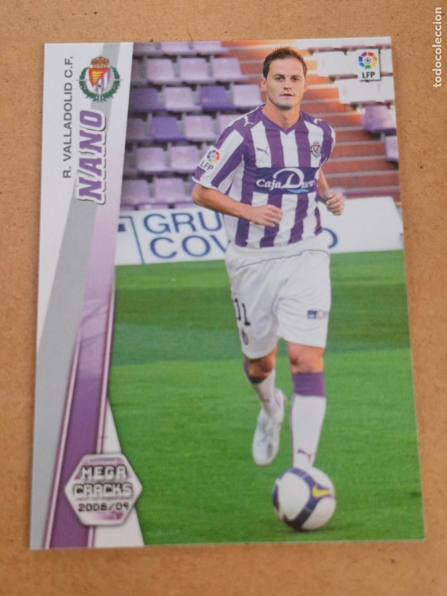 Cromos de f&uacute;tbol: MEGACRACKS 2008 2009 08 09 - PANINI - 494 NANO - REAL VALLADOLID