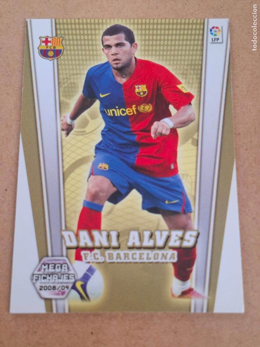 Cromos de f&uacute;tbol: MEGACRACKS 2008 2009 08 09 - PANINI - 496 DANI ALVES - FC. BARCELONA