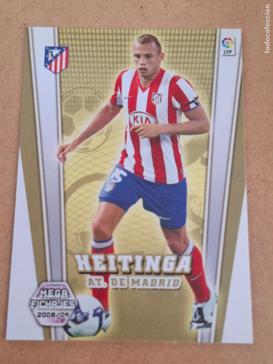 Cromos de f&uacute;tbol: MEGACRACKS 2008 2009 08 09 - PANINI - 498 HEITINGA - AT. MADRID