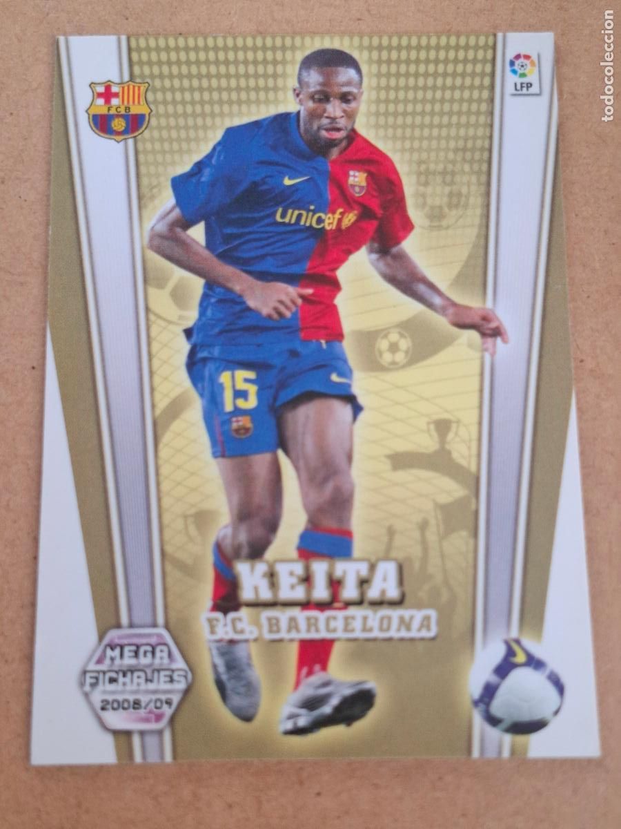 Cromos de f&uacute;tbol: MEGACRACKS 2008 2009 08 09 - PANINI - 500 KEITA - FC. BARCELONA