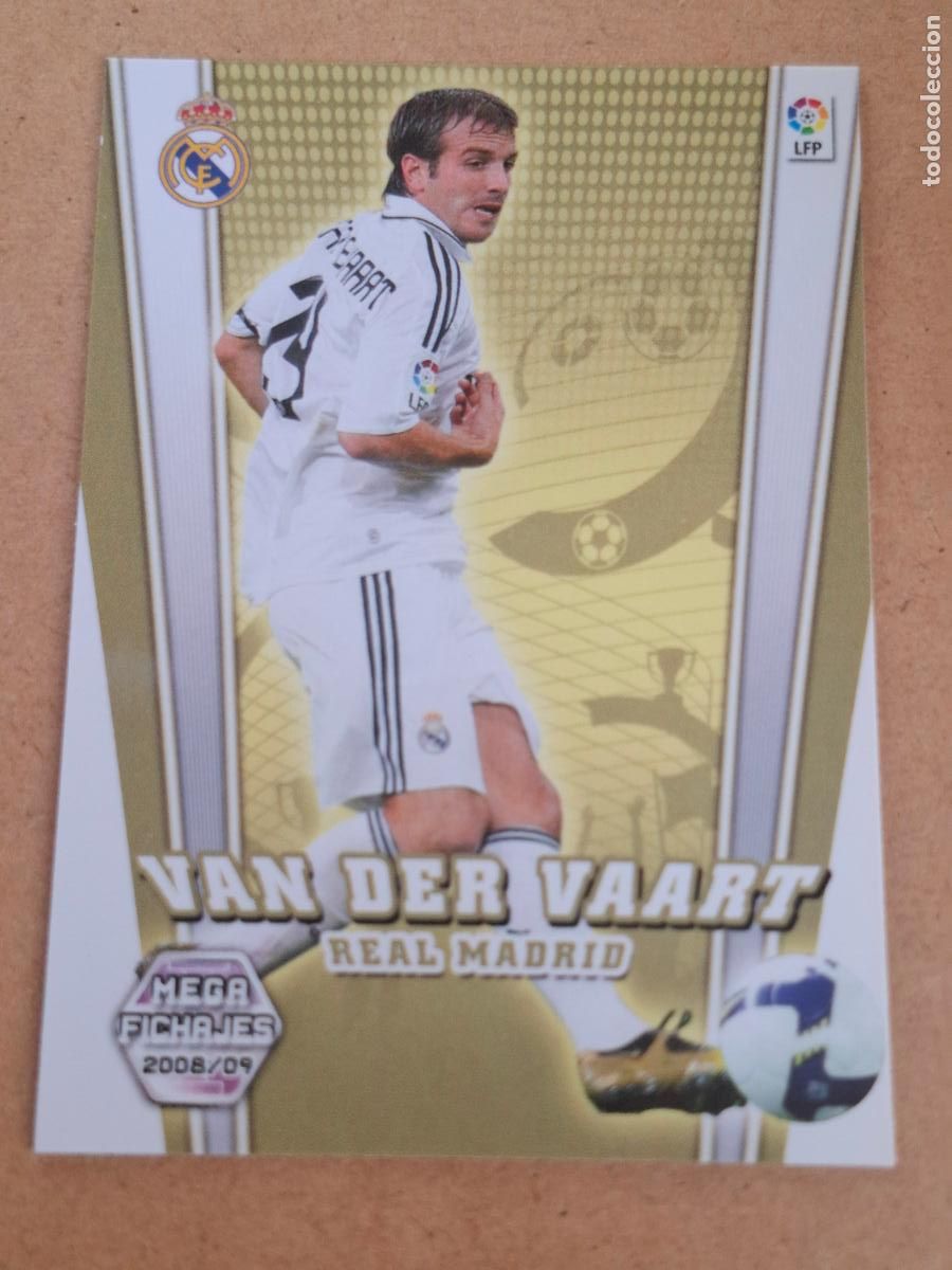 Cromos de f&uacute;tbol: MEGACRACKS 2008 2009 08 09 - PANINI - 504 VAN DER VAART - REAL MADRID