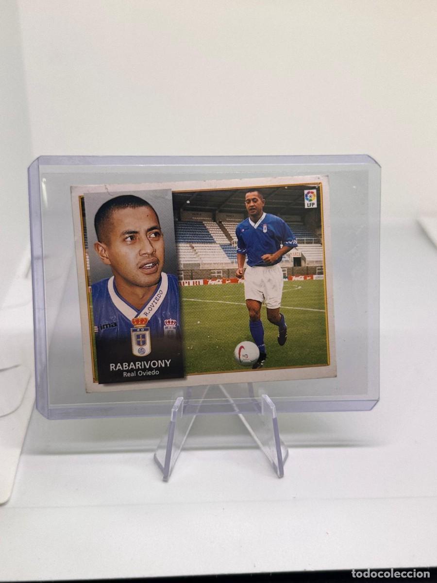 Cromos de f&uacute;tbol: Rabarivony Coloca Real Oviedo Liga Este 98 99 1998 1999 Sin pegar
