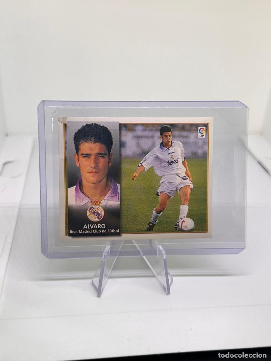 Cromos de f&uacute;tbol: Alvaro Real Madrid Coloca Liga Este 98 99 1998 1999 Sin pegar