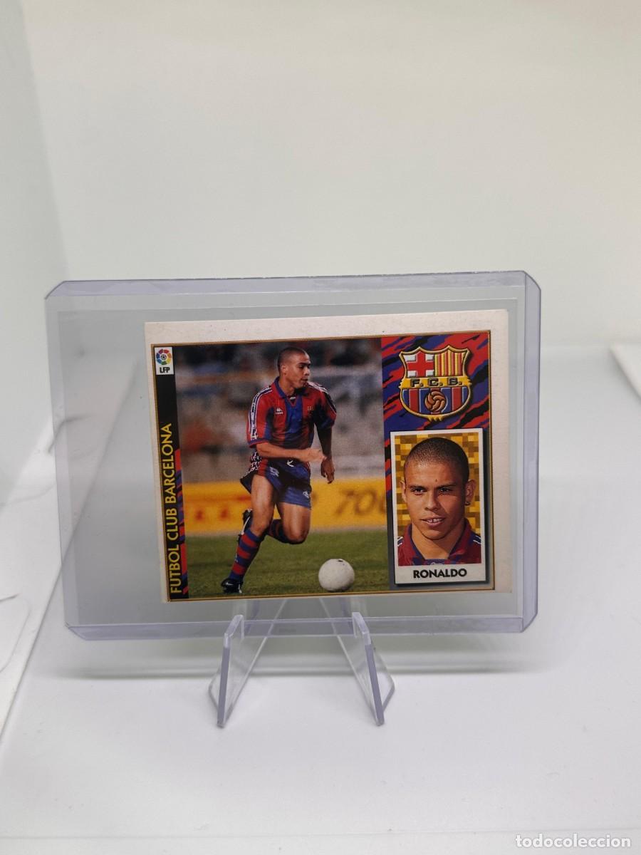 Cromos de f&uacute;tbol: Ronaldo FC Barcelona Liga Este 97 98 1997 1998 Sin pegar