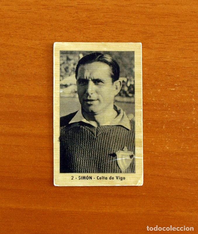 Cromos de f&uacute;tbol: Celta de Vigo - N&ordm; 2 Sim&oacute;n - Editorial Ruiz Romero 1952-1953, 52-53 - Nunca pegado