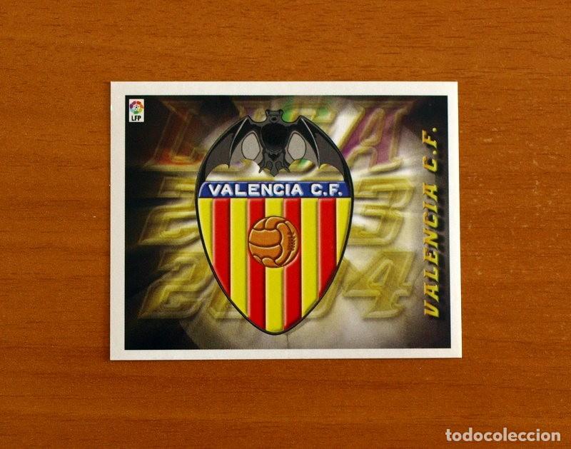 Cromos de f&uacute;tbol: Valencia - Escudo - Ediciones Este Liga 2003-2004, 03-04 - Nunca pegado