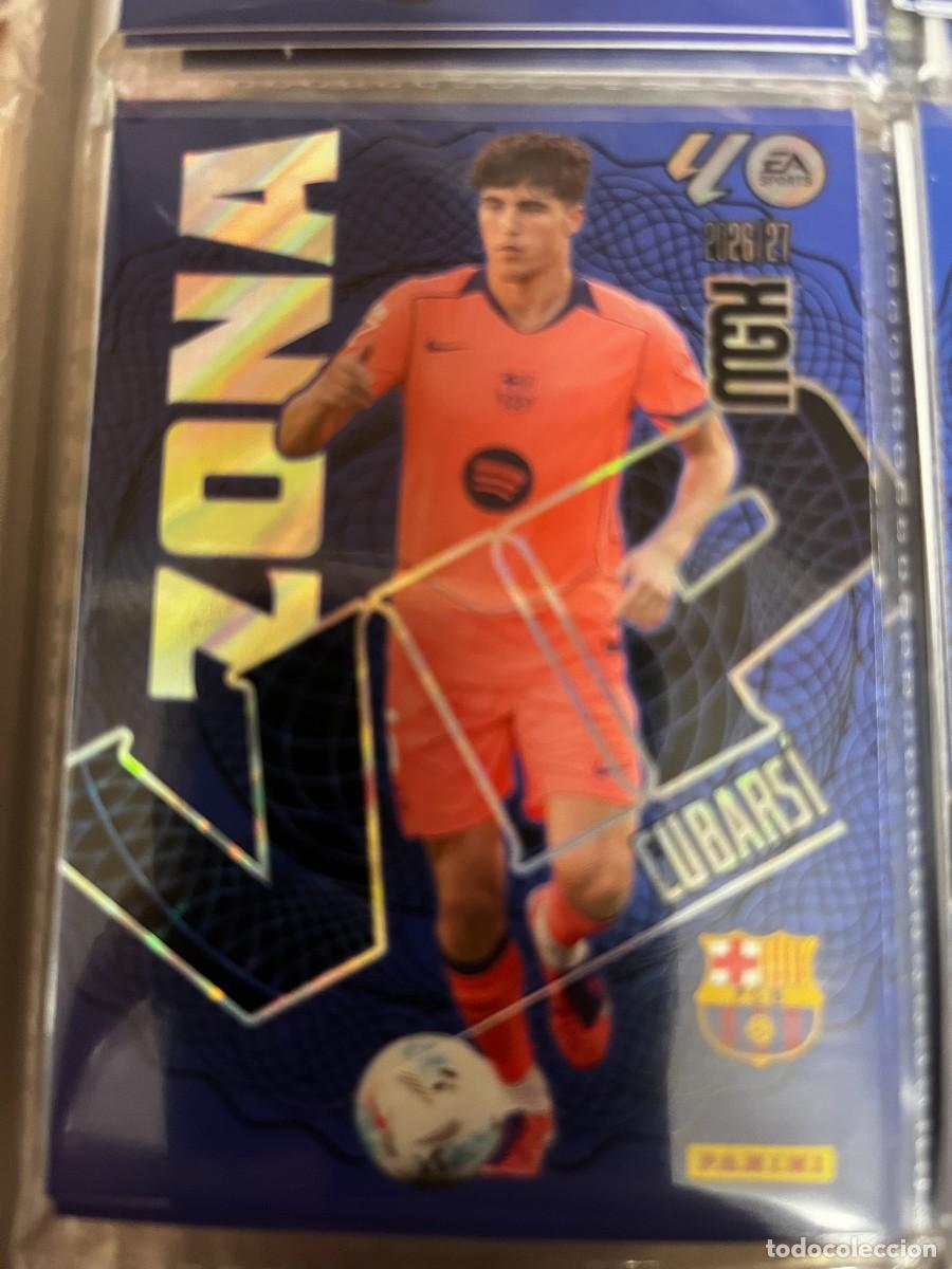 Cromos de f&uacute;tbol: MEGACRACKS MGK 2026 2027 26 27 PANINI N&ordm; 391 CUBARSI BARCELONA ZONA VIP