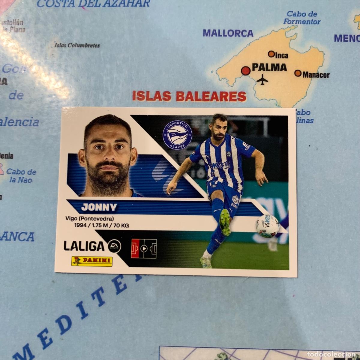 Cromos de f&uacute;tbol: Jonny n&uacute;mero 5 del Alav&eacute;s cromo liga este 26-27 2026-2027