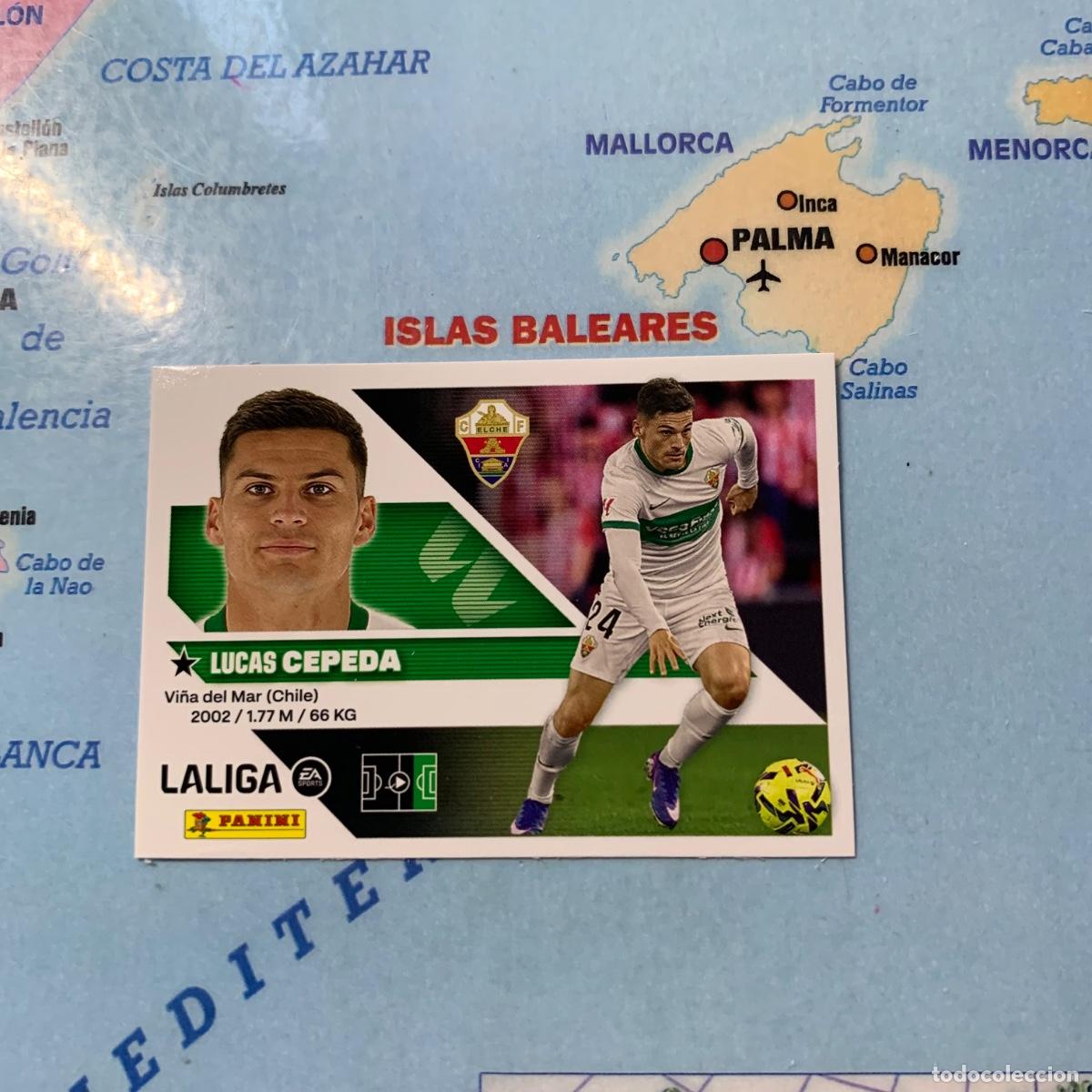 Cromos de f&uacute;tbol: Cepeda n&uacute;mero 18 del Elche cromo liga este 26-27 2026-2027