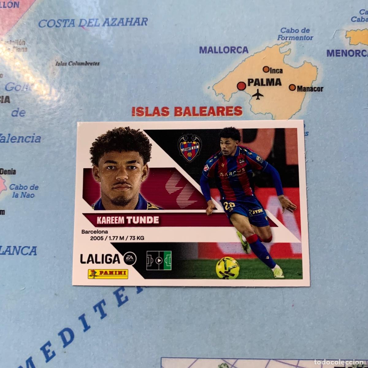 Cromos de f&uacute;tbol: Tunde n&uacute;mero 16 del Levante cromo liga este 26-27 2026-2027