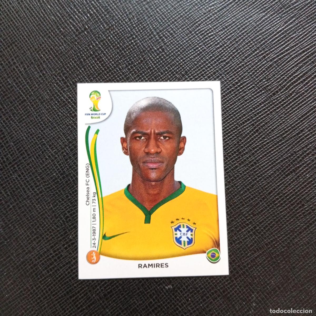 Cromos de f&uacute;tbol: 40 RAMIRES BRASIL PANINI MUNDIAL BRASIL 2014 CROMO FUTBOL 14 - SIN PEGAR - CJ1