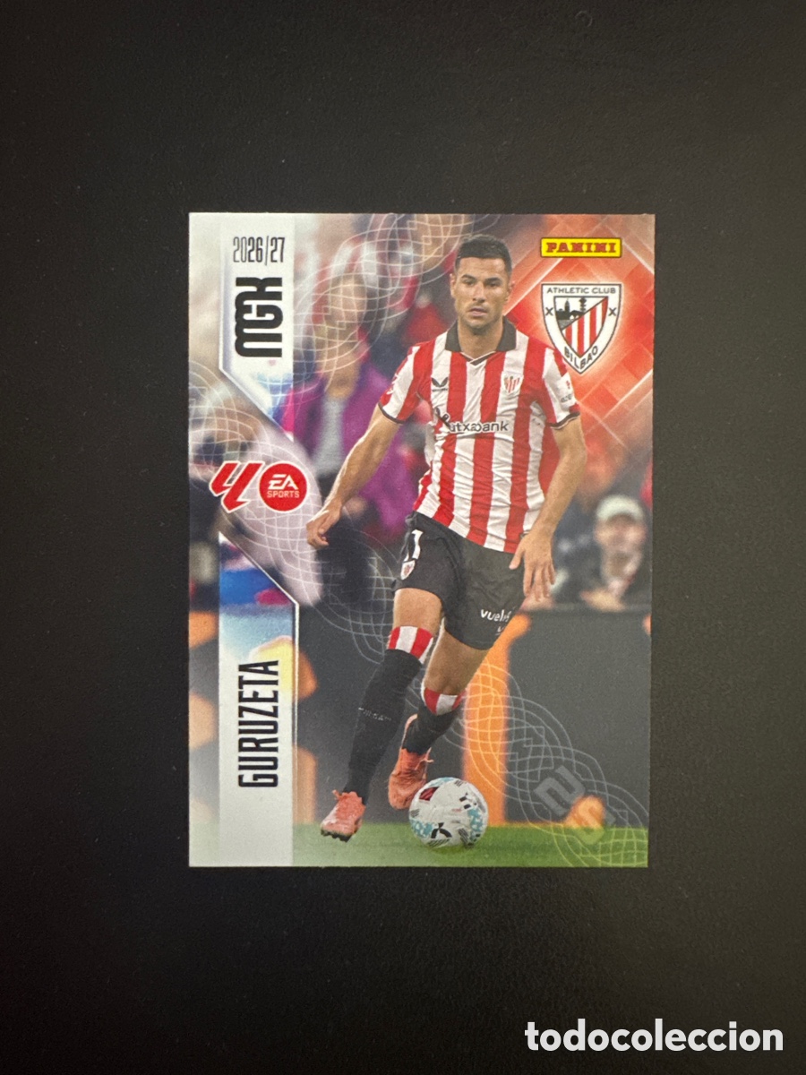 Cromos de f&uacute;tbol: GURUZETA NUMERO 53 ATHLETIC DE BILBAO MEGACRACKS 2026 2027