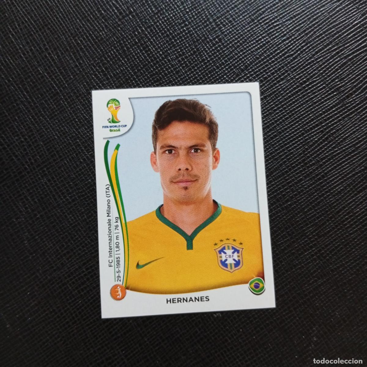 Cromos de f&uacute;tbol: 43 HERNANES BRASIL PANINI MUNDIAL BRASIL 2014 CROMO FUTBOL 14 - SIN PEGAR - CJ1
