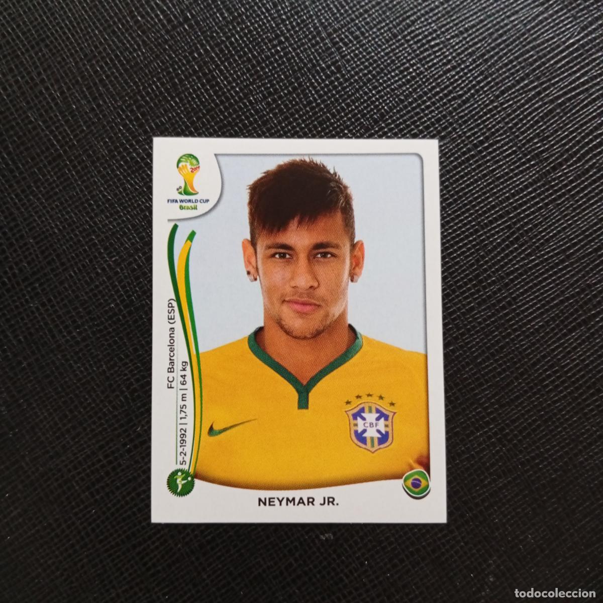 Cromos de f&uacute;tbol: 48 NEYMAR JR BRASIL PANINI MUNDIAL BRASIL 2014 CROMO FUTBOL 14 - SIN PEGAR - CJ1