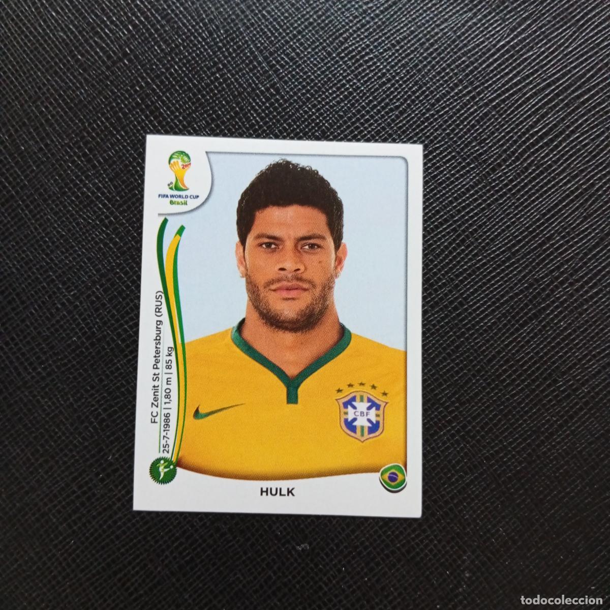 Cromos de f&uacute;tbol: 49 HULK BRASIL PANINI MUNDIAL BRASIL 2014 CROMO FUTBOL 14 - SIN PEGAR - CJ1