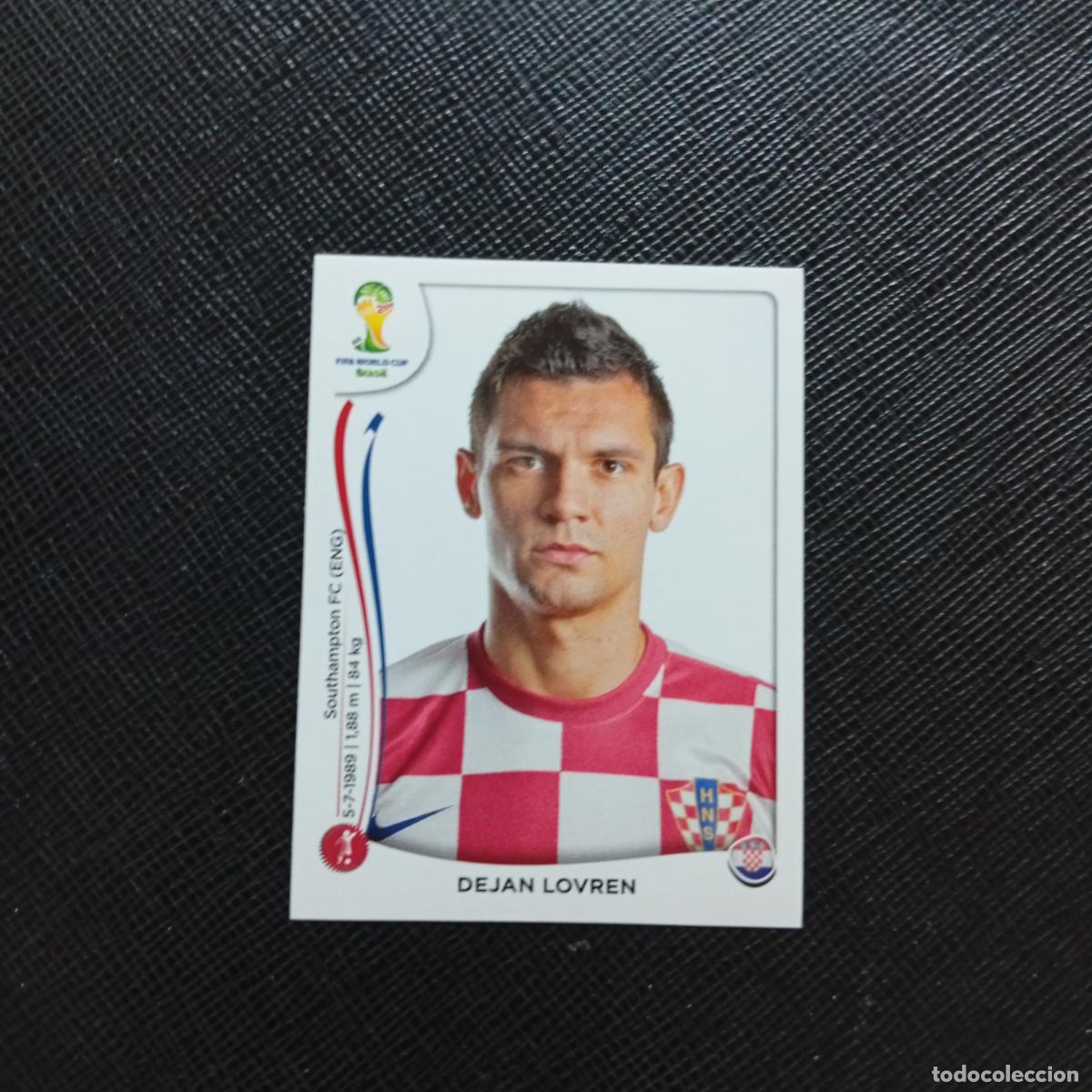 Cromos de f&uacute;tbol: 57 DEJA LOVREN CROACIA PANINI MUNDIAL BRASIL 2014 CROMO FUTBOL 14 - SIN PEGAR - CJ1