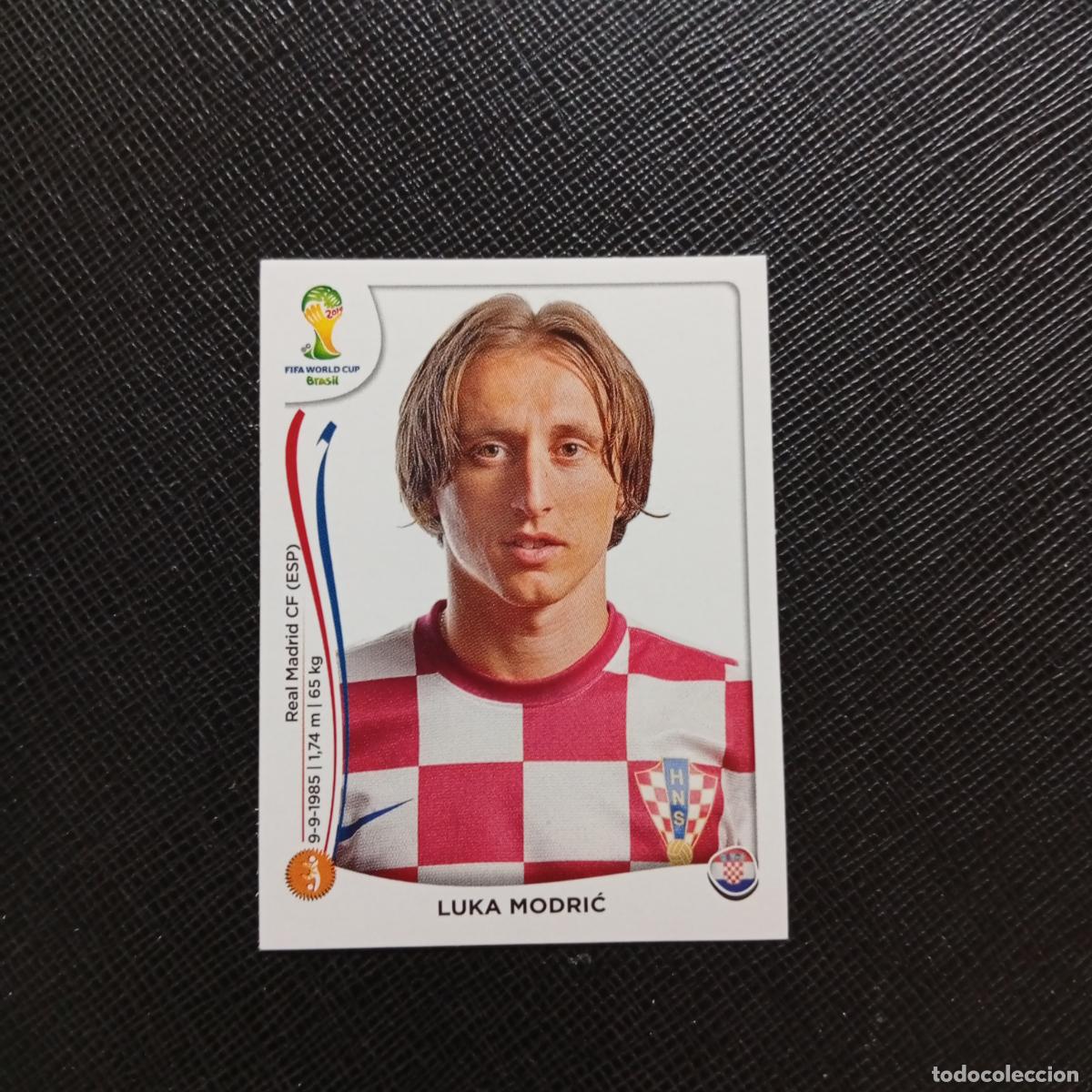 Cromos de f&uacute;tbol: 62 LUKA MODRIC CROACIA PANINI MUNDIAL BRASIL 2014 CROMO FUTBOL 14 - SIN PEGAR - CJ1