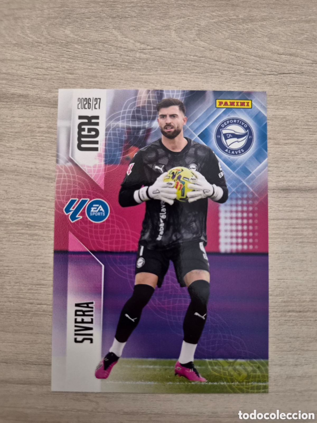 Cromos de f&uacute;tbol: N&deg;20 Alav&eacute;s Sivera Megacracks 26/27