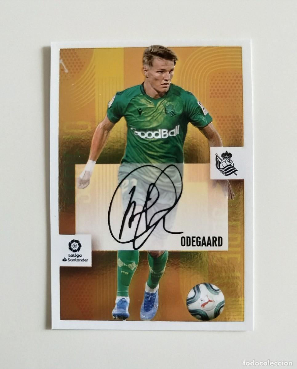 Cromos de f&uacute;tbol: Odegaard 19 SERIE 10 SIN PEGAR NUNCA PEGADO Real Sociedad Liga Ediciones Este 20 21 / 2020 2021